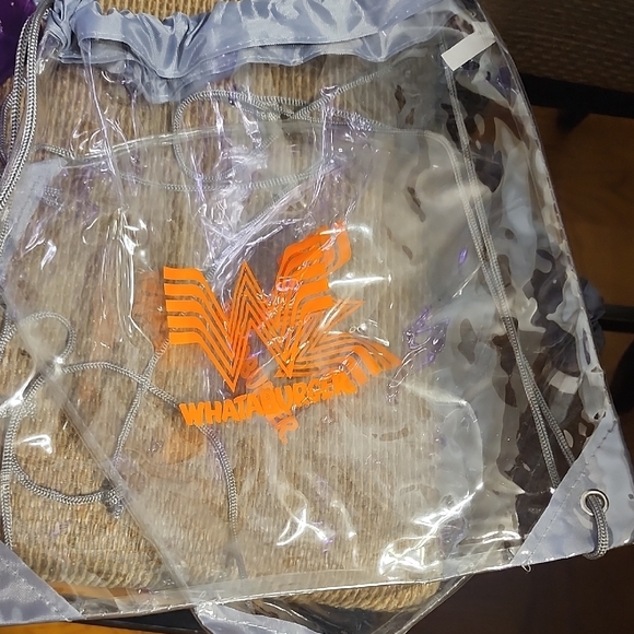 Whataburger Clear Drawstring Bag - Picture 7 of 9